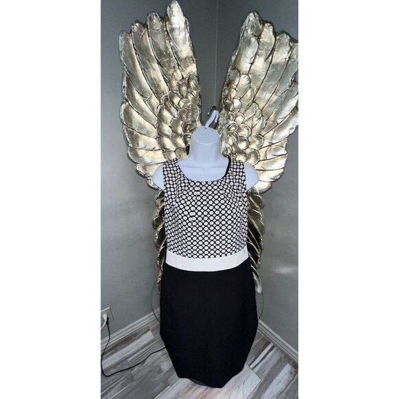 Cannella Black/White Dress Set Bolero, Made In Italy,size 42,size 6 - Picture 7 of 16